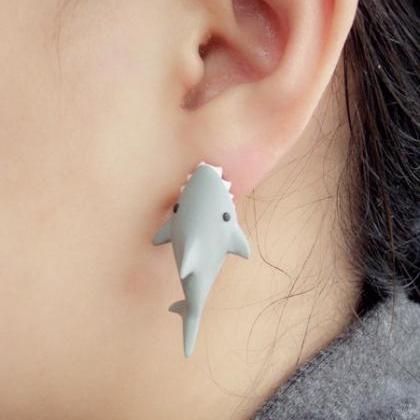 Shark Bite You DIY Earrings