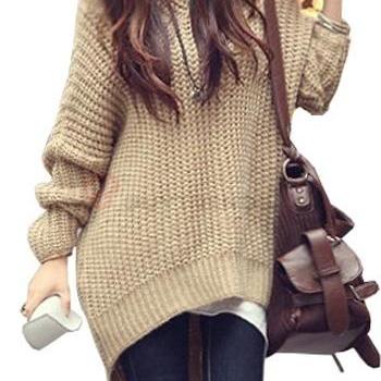 Stylish Hooded High Low Wo..